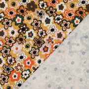 FRENCH TERRY FLEURS CAMEL (thumbnail) #4