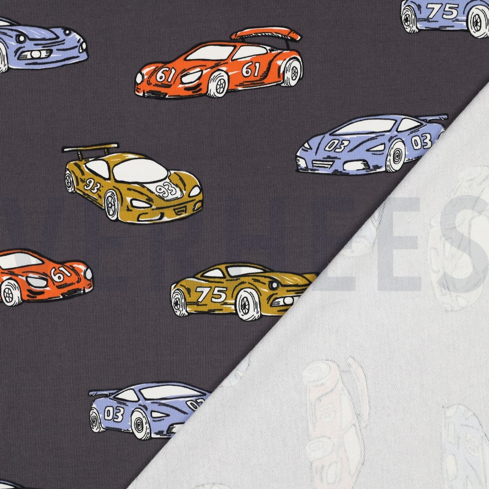FRENCH TERRY RENNAUTOS GRAU #7