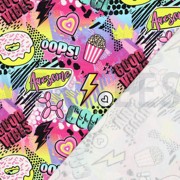 FRENCH TERRY DIGITAL MANGA FUCHSIA (thumbnail) #4