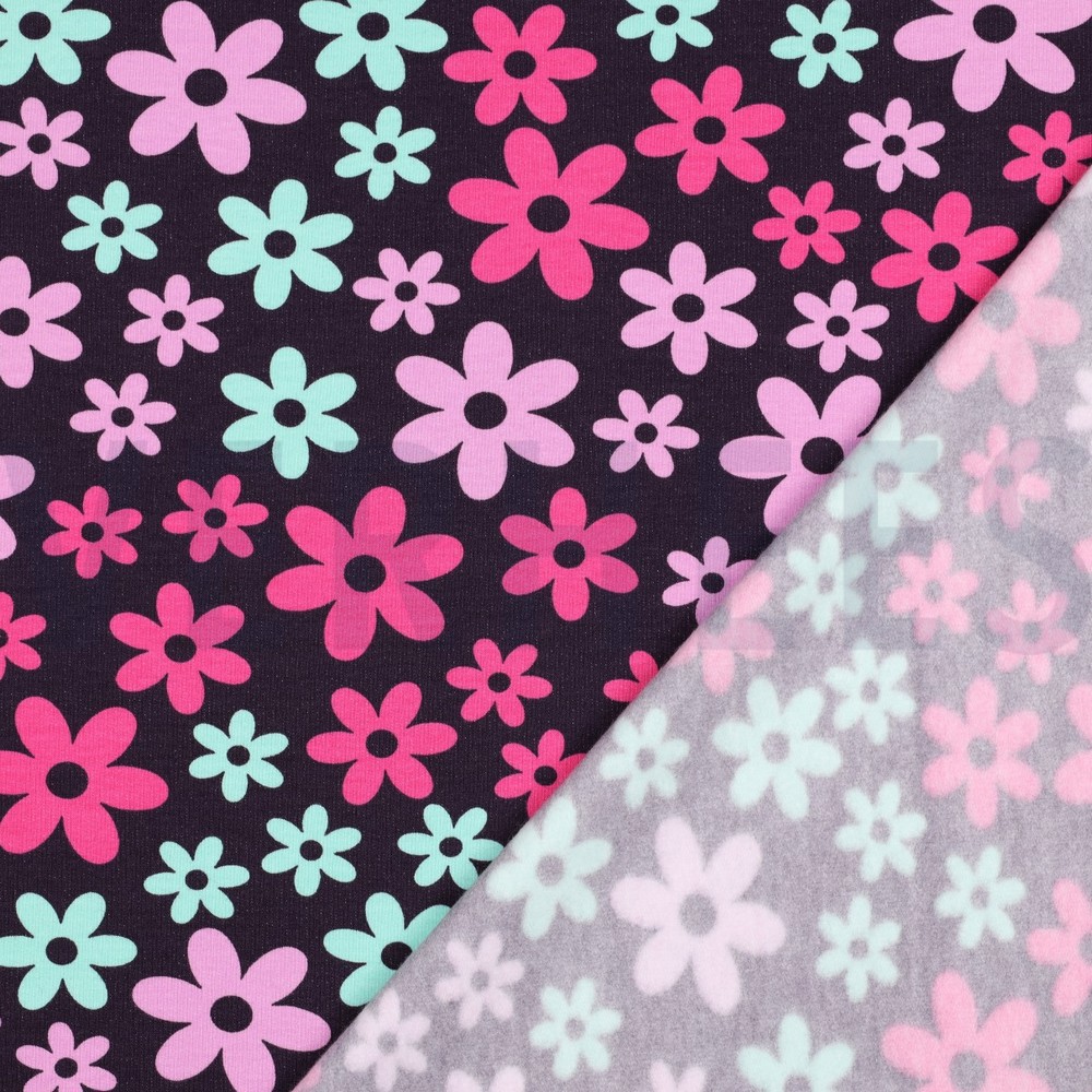 SOFT SWEAT FLEURS ANTHRACITE #7