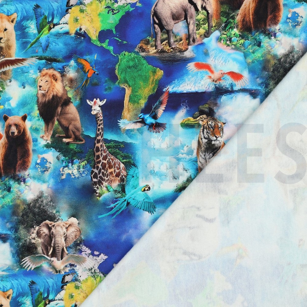SWEAT DIGITAL TIERE BLAU #7