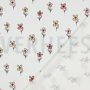 WAFELJERSEY BLOEMEN BORDEAUXROOD (thumbnail) #4