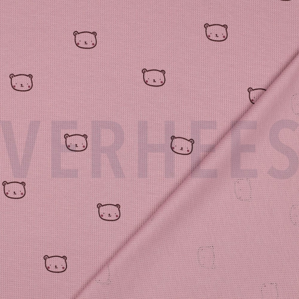WAFFELJERSEY BÄREN MAUVE #7