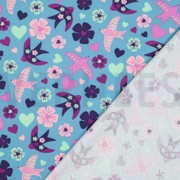 FLANELLE OISEAUX JEAN BLEU (thumbnail) #4