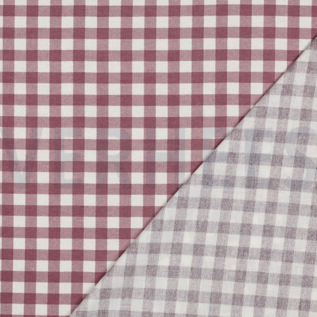 FLANEL RUITEN MAUVE #7