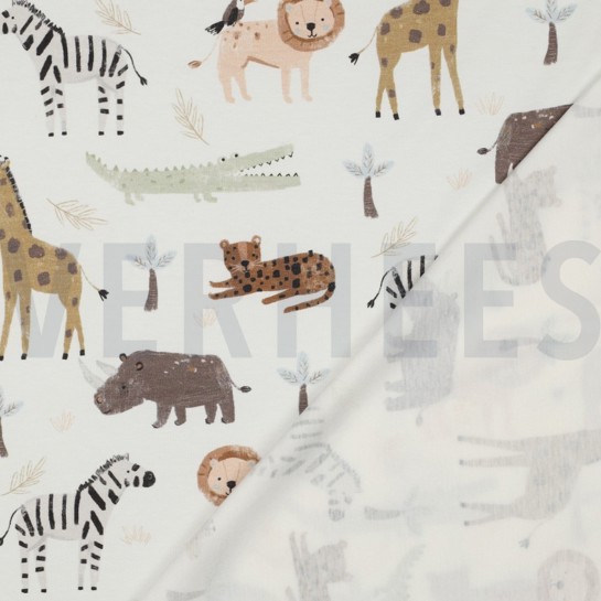 JERSEY DIGITAL SAFARITIEREN WEISS #7