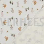 JERSEY DIGITAL FOREST ANIMALS WHITE (thumbnail) #4