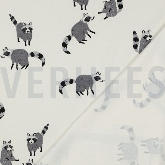 JERSEY DIGITAL WASCHBÄREN GEBROCHEN WEISS #7