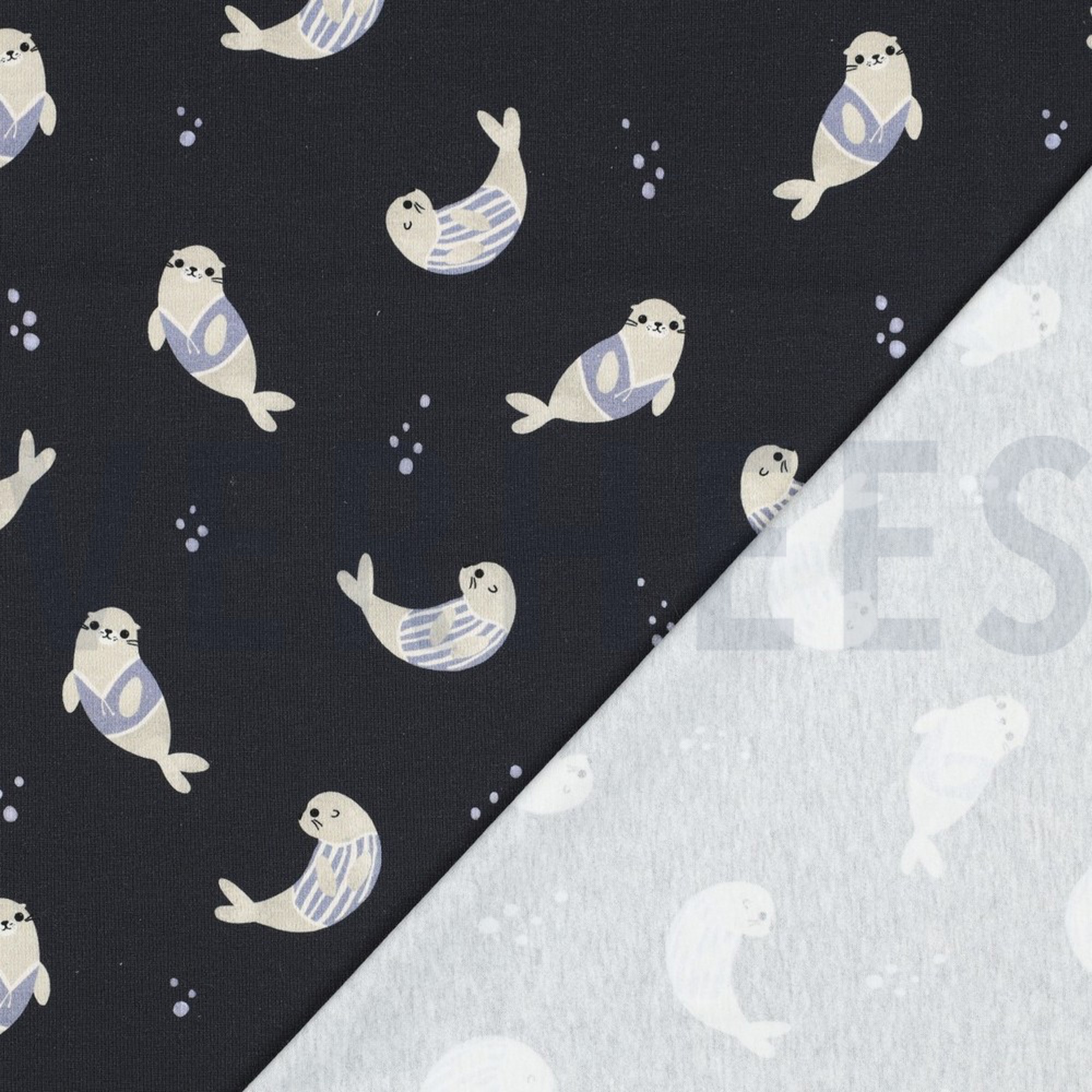 JERSEY GOTS DIGITAAL ZEEHONDEN MARINEBLAUW (high resolution) #4