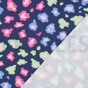 JERSEY GLITTER ANIMAL SKIN NAVY (thumbnail) #4