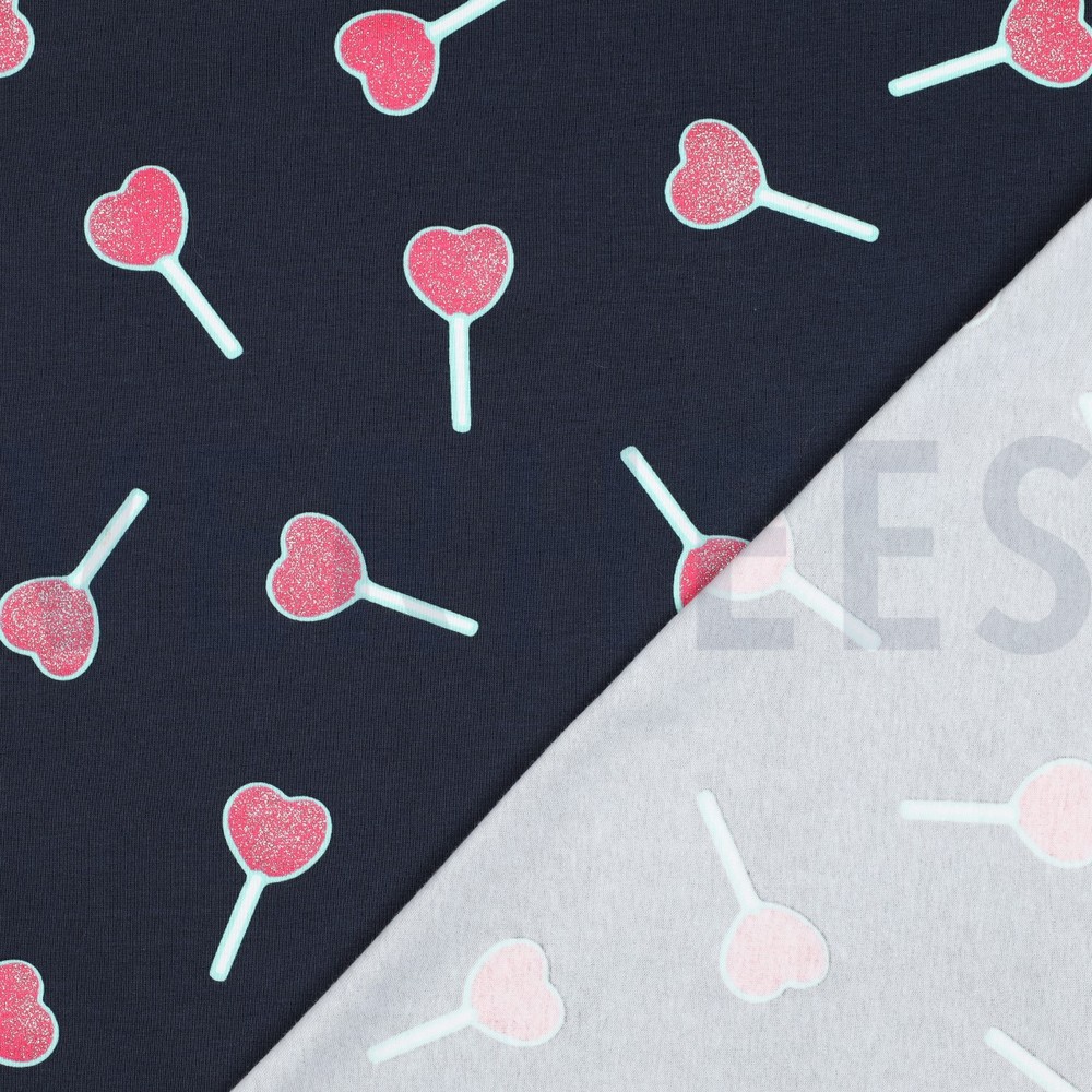 JERSEY GLITZER LOLLIPOP MARINEBLAU #7