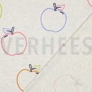 JERSEY MELANGE APPELS ECRU (thumbnail) #4