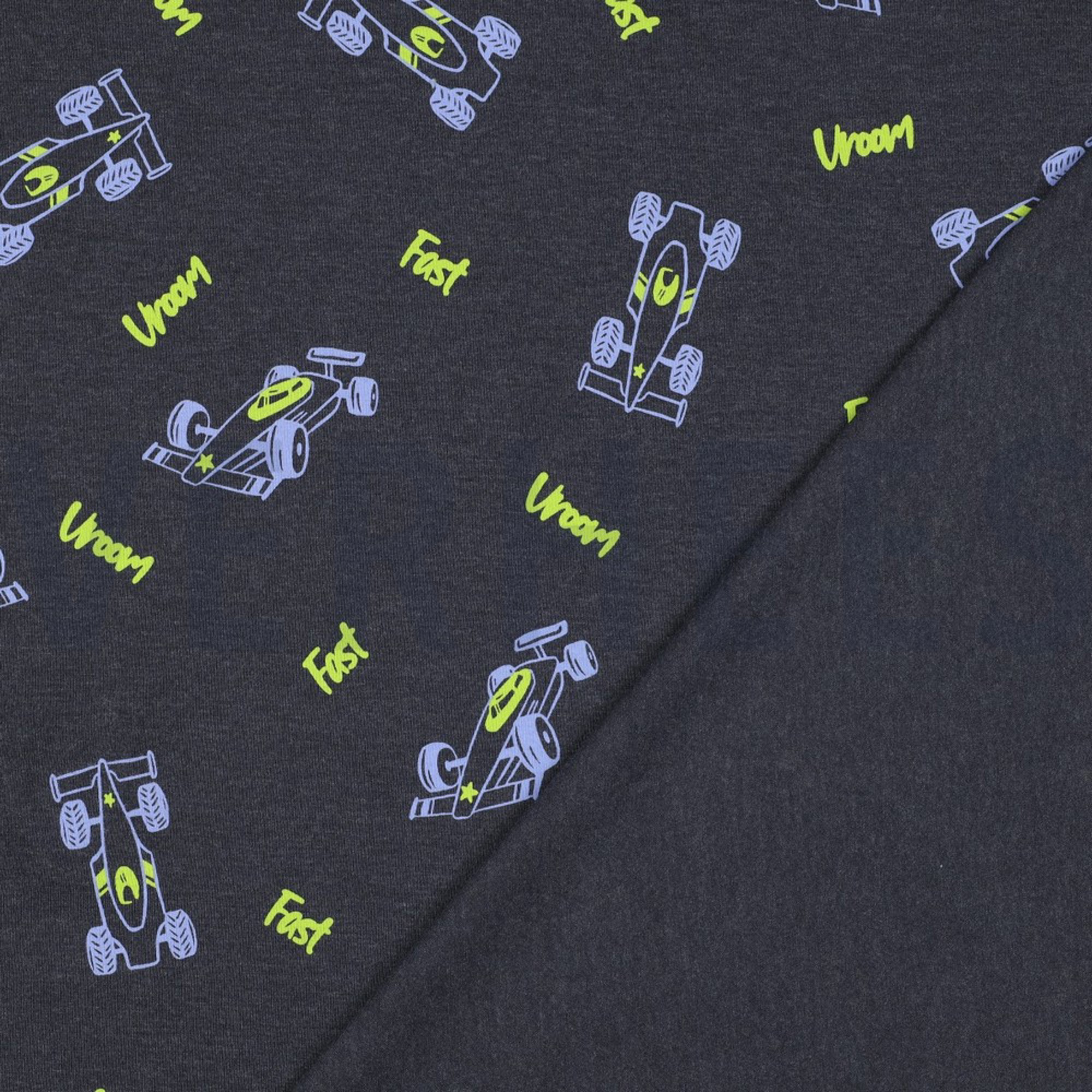 JERSEY MELANGE RENNWAGEN ANTHRAZIT (high resolution) #4