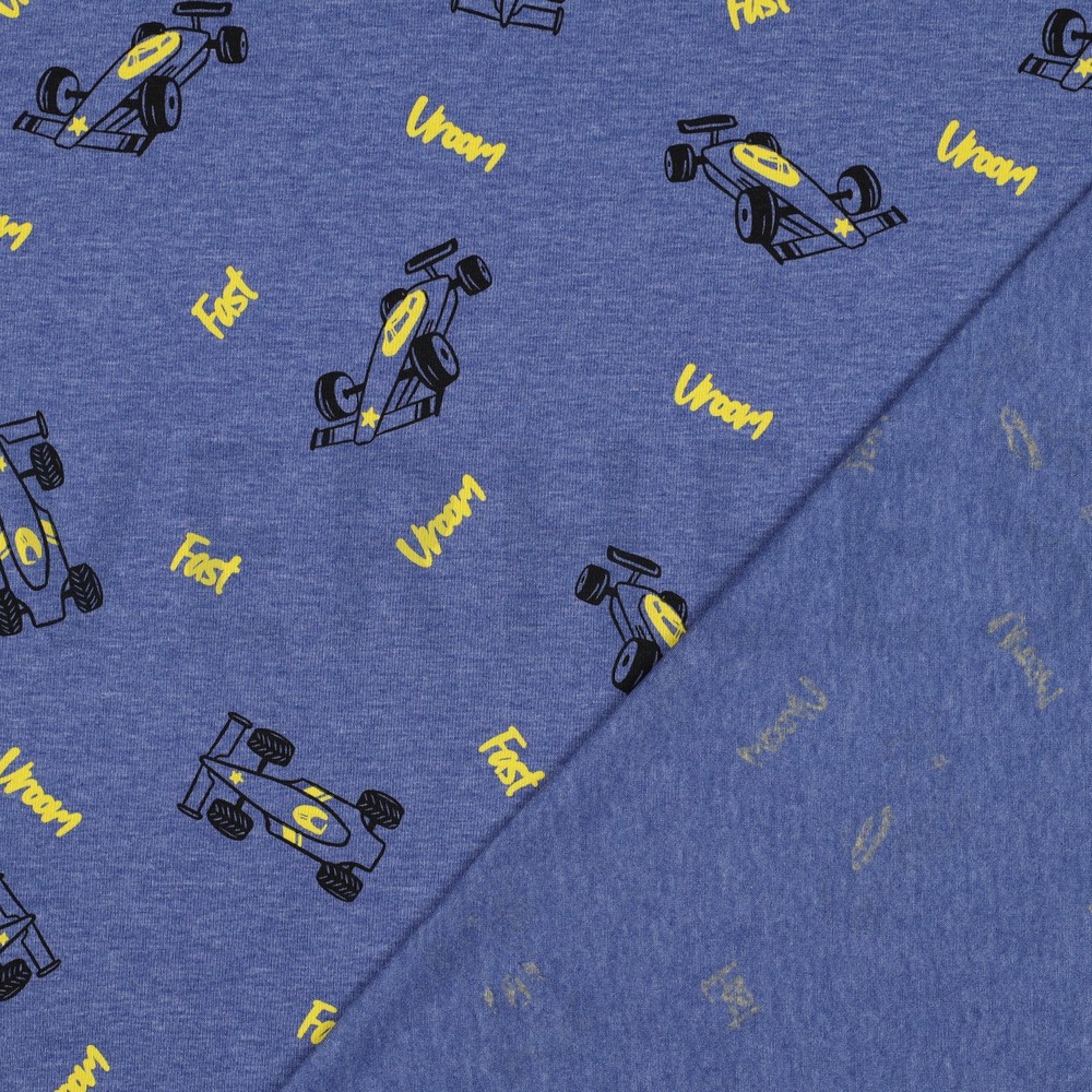 JERSEY MÉLANGE VOITURES DE COURSE BLEU COBALT #7