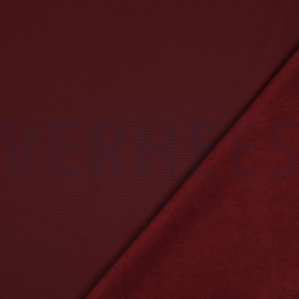 SOFTSHELL 3-LAAGS BORDEAUXROOD #7