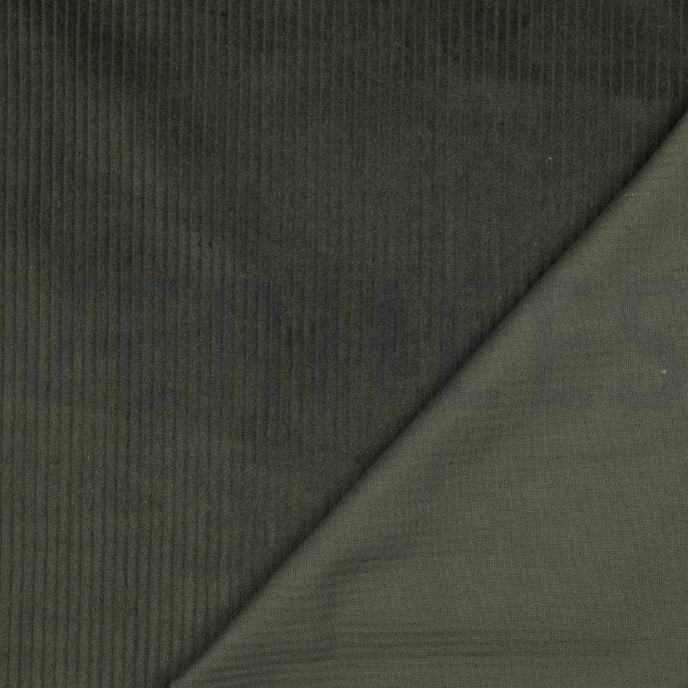 GEWASSEN RIBCORDUROY 4.5W JACHTGROEN #7