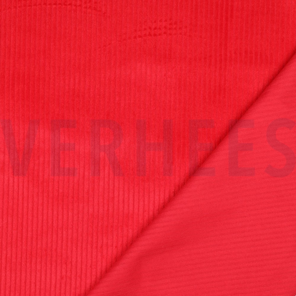 GEWASSEN RIBCORDUROY 4.5W ROOD #7