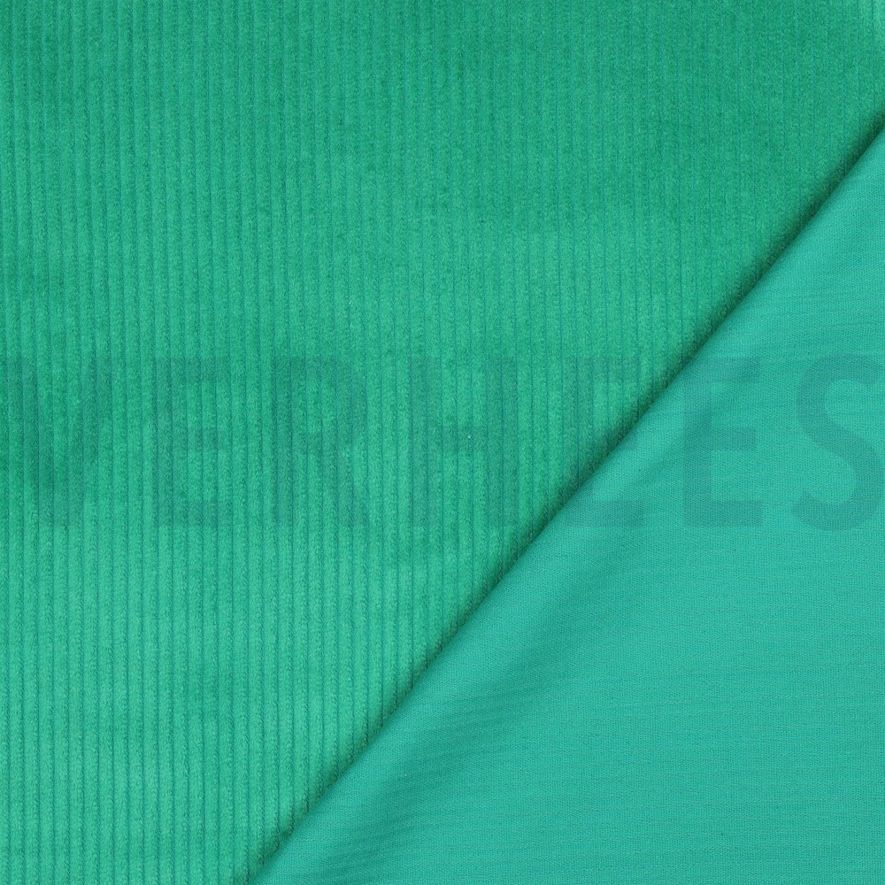GEWASSEN RIBCORDUROY 4.5W GROEN #7