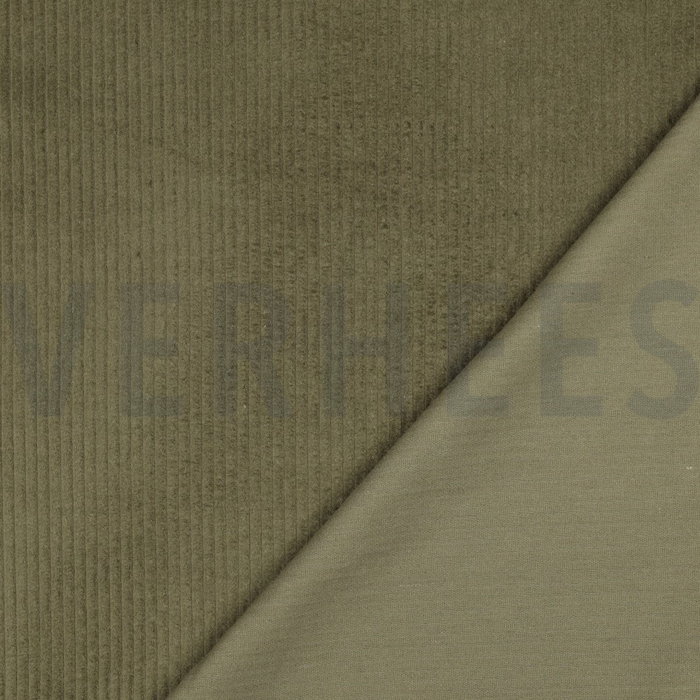 GEWASCHEN CORD 4.5W ARMEEGRÜN #7