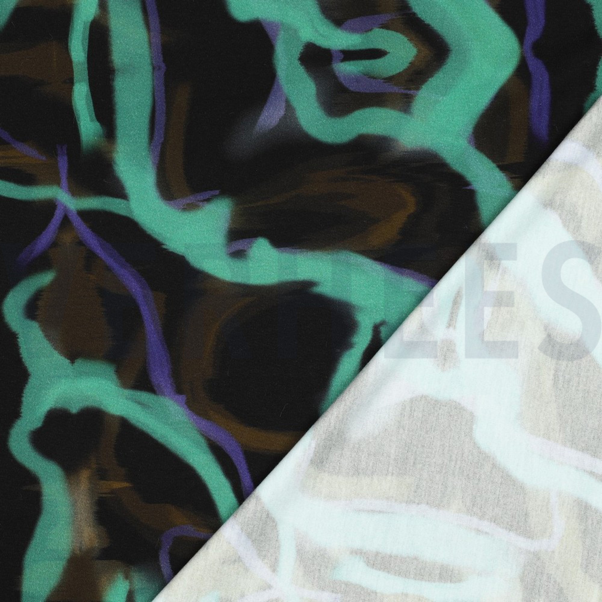 PUNTA DI ROMA DIGITAAL ABSTRACT GROEN (high resolution) #4