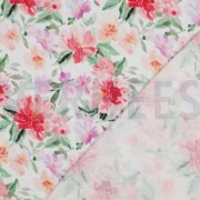 DOUBLE GAUZE DIGITAL FLOWERS PINK (thumbnail) #4