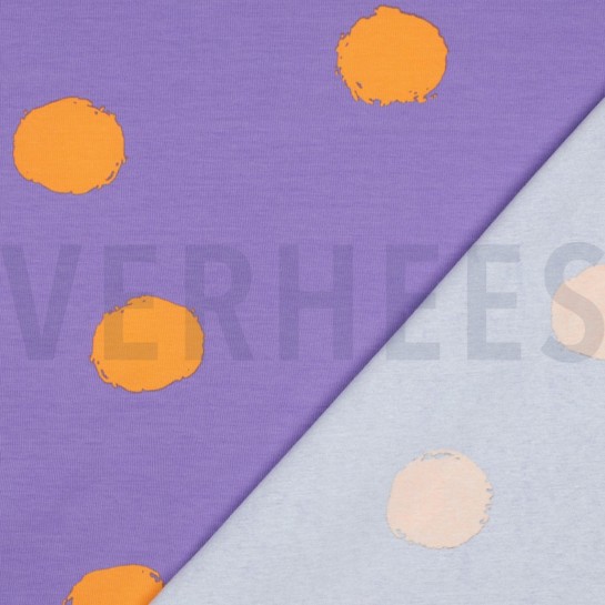 JERSEY GROSSE PUNKTE LAVENDEL #7