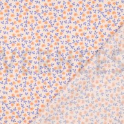 POPLIN GOTS FLOWERS PEACH (thumbnail) #4