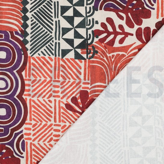 CANVAS DIGITAAL ABSTRACT ROOD #7