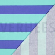 CANVAS STREPEN MINT/BLAUW (thumbnail) #4