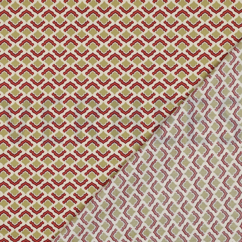 POPELINE DE COTON TISSAGE FIN FLEURS BORDEAUX #7