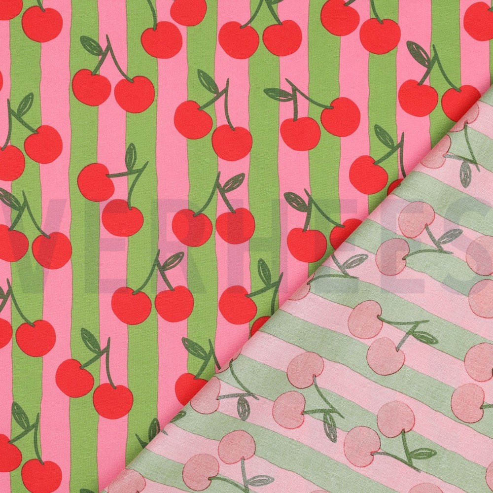 FINE POPLIN FRUIT PINK #7
