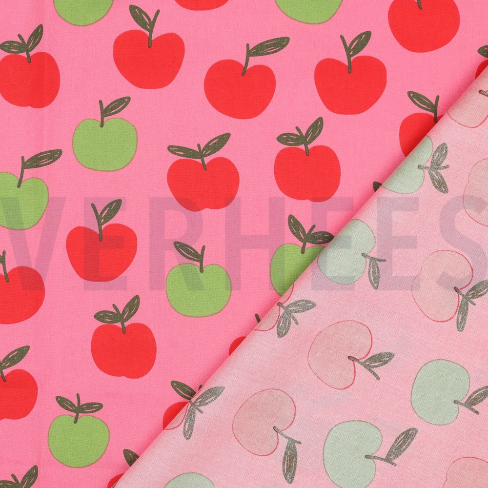 FINE POPLIN FRUIT PINK #7