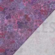 FINE POPLIN DIGITAL FLOWERS LAVENDER (thumbnail) #4