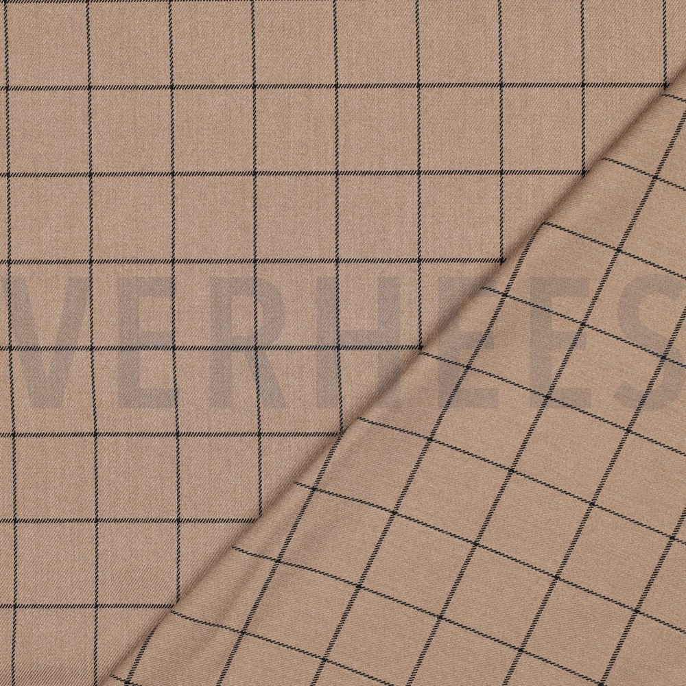 CHECKS BEIGE/BLACK #7