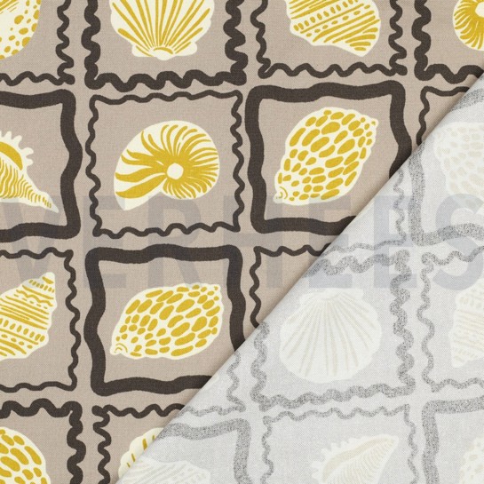 CANVAS SHELLS SAND #7