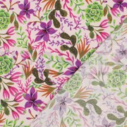 LENZING™ ECOVERO™ DIGITAL BLUMEN HELLROSA (thumbnail) #4