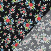 LENZING™ ECOVERO™ DIGITAAL BLOEMEN ZWART (thumbnail) #4