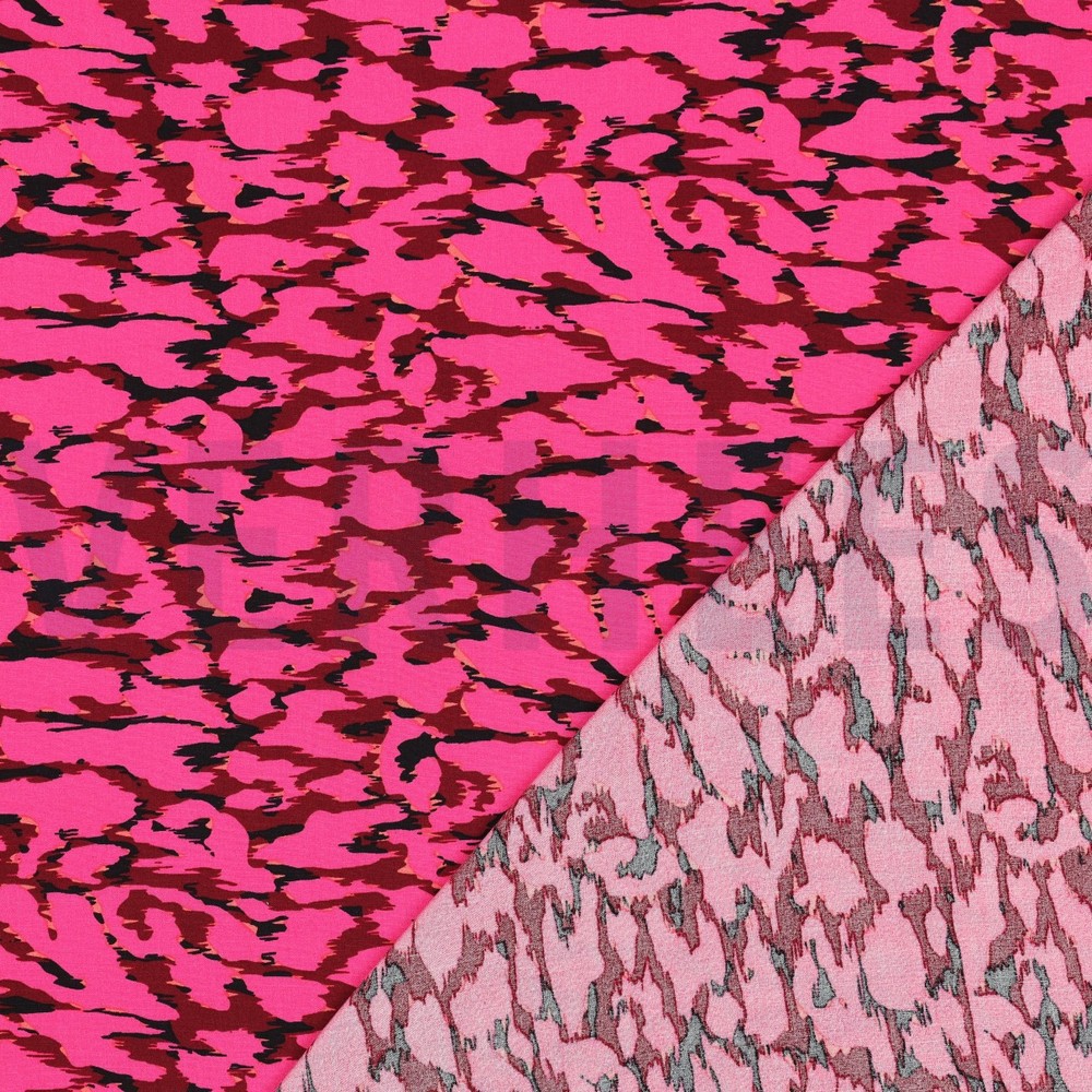 VISCOSE RADIANCE PEAU D’ANIMAL FUCHSIA #7