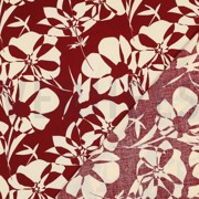 VISCOSE RADIANCE ABSTRACT FLOWERS RED (thumbnail) #4