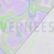 VISKOSE STRETCH DIGITAL ABSTRACT LAVENDEL (thumbnail) #4