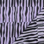 BAUMWOLLE VOILE GEOMETRISCH LAVENDEL (thumbnail) #4