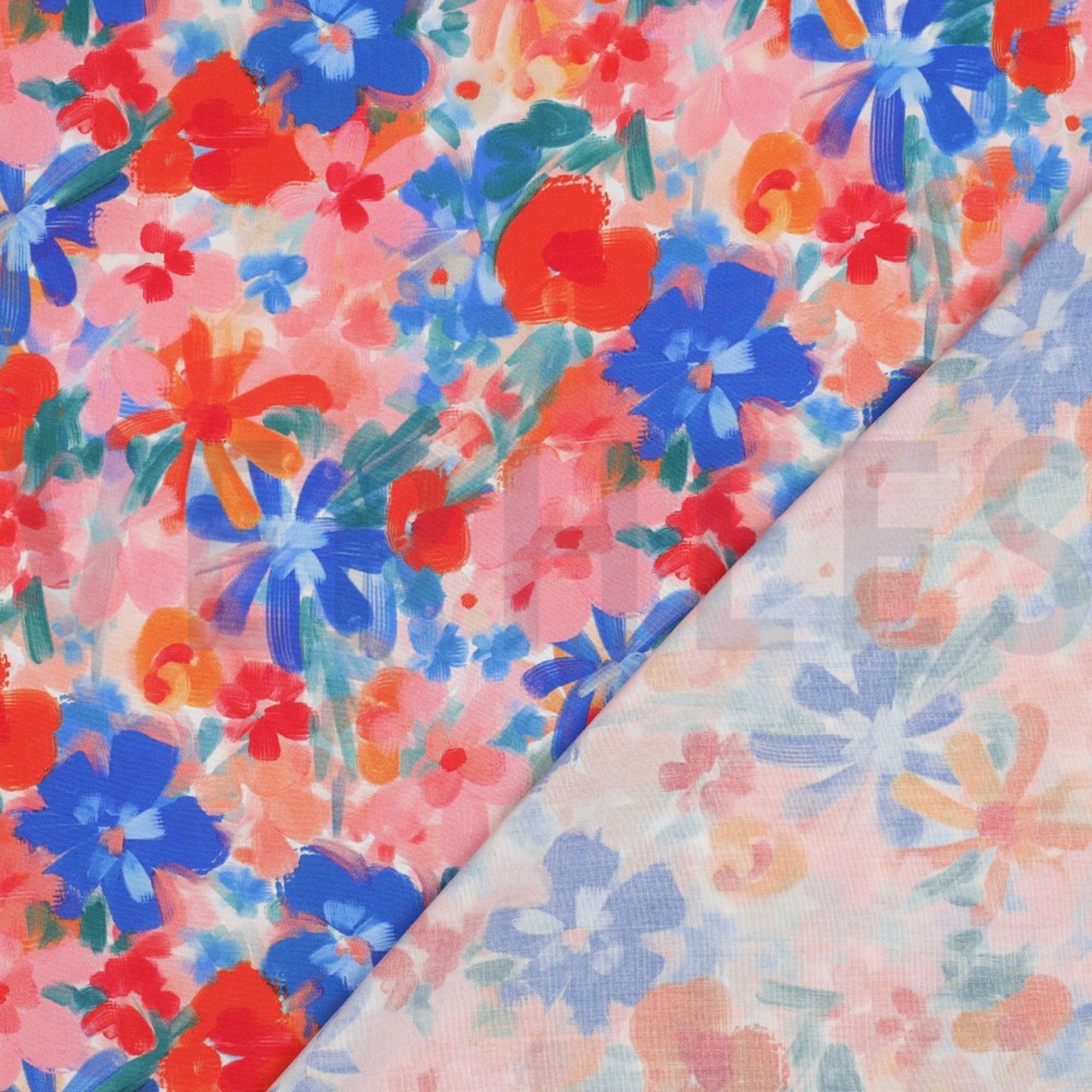 VISCOSE RADIANCE DIGITAAL BLOEMEN ROZE (high resolution) #4