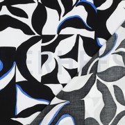 LENZING™ ECOVERO™ ABSTRACT GEBROCHEN WEISS (thumbnail) #4