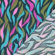 LENZING™ ECOVERO™ ABSTRACT DONKERGROEN (thumbnail) #4