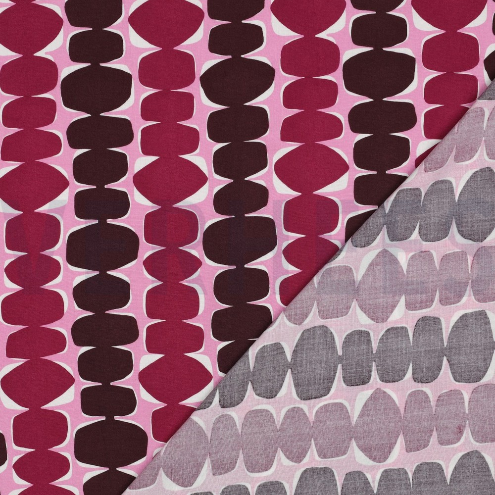 LENZING™ ECOVERO™ ABSTRACT FUCHSIA #7