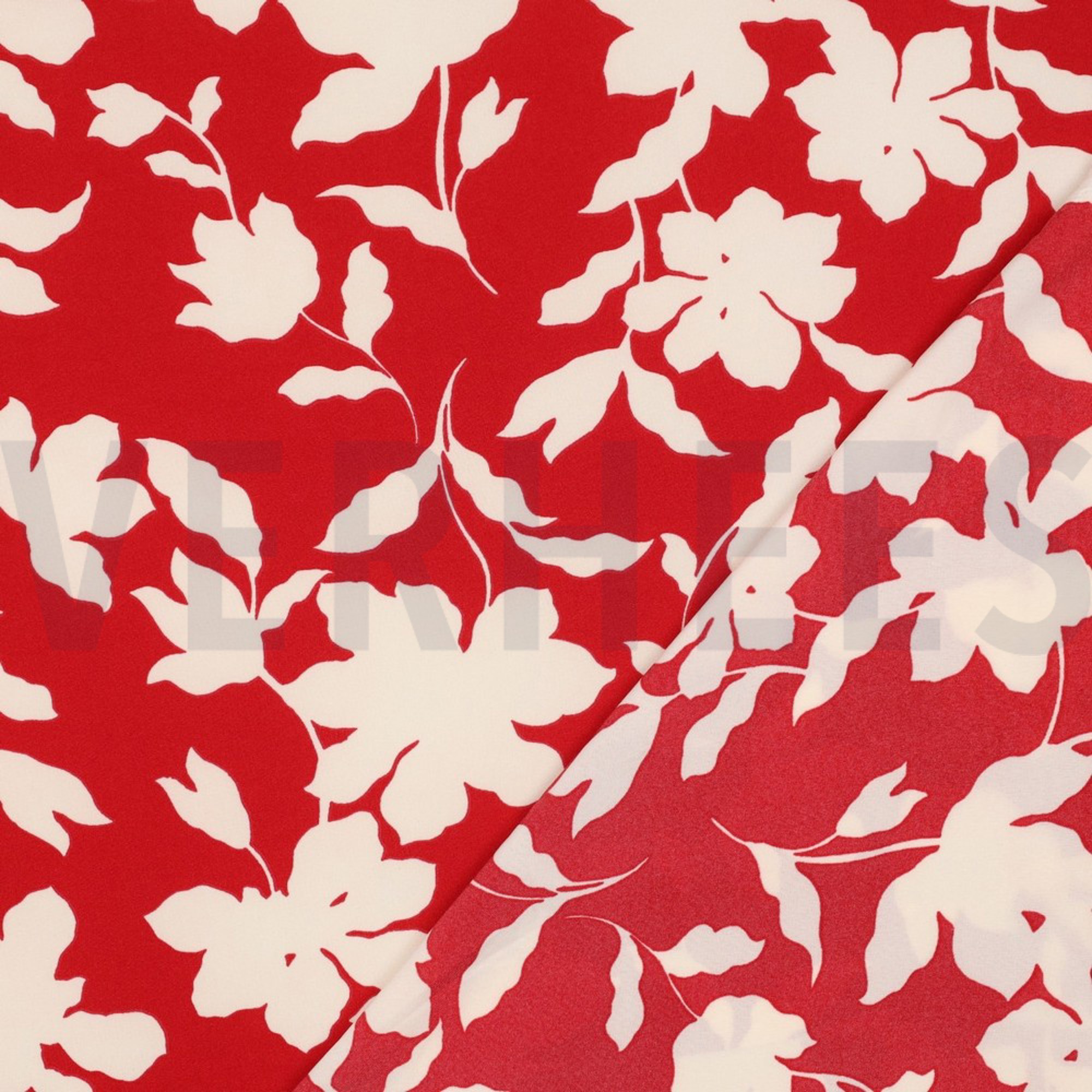 MAGNOLIA STRETCH BLOEMEN ROOD (high resolution) #4