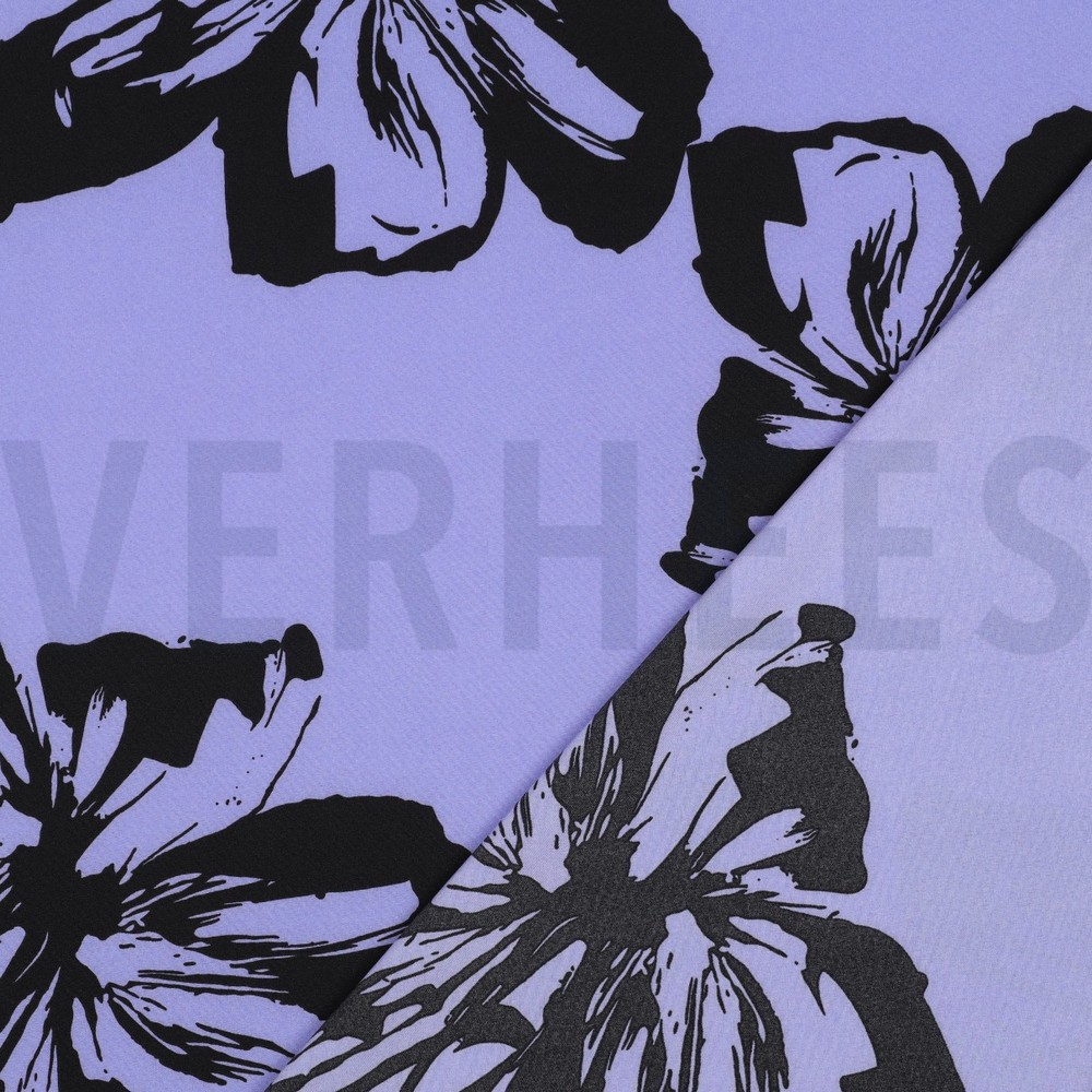 MAGNOLIA STRETCH BLOEMEN LICHTBLAUW #7