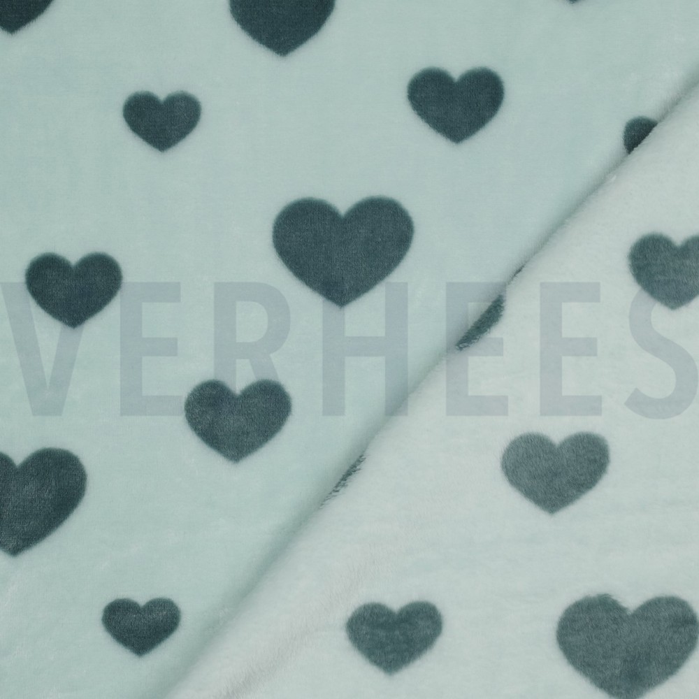 FLEECE HARTEN SALIEGROEN #7