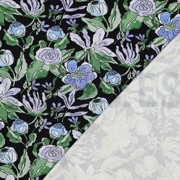 VISCOSE JERSEY DIGITAL FLOWERS BLACK (thumbnail) #4