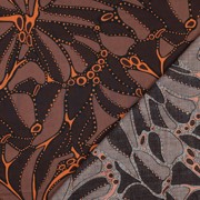 KATOEN SATIJN ABSTRACT DONKERBRUIN (thumbnail) #4